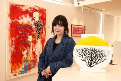 具惠善為此次藝術展主題《After Image》創(chuàng)作了一系列圍繞夢想、希望與童年回憶的作品